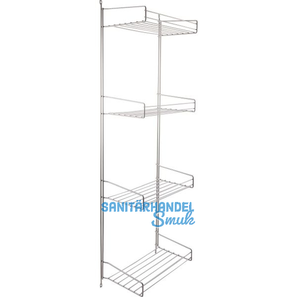 VS Besenschrankhalterung 274 x 858 x 165 mm Stahldraht Silber
