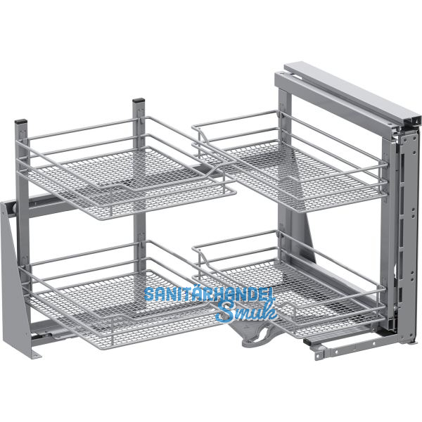 VS COR Fold Eckauszug Set Saphir KB 900 mm rechts Silber