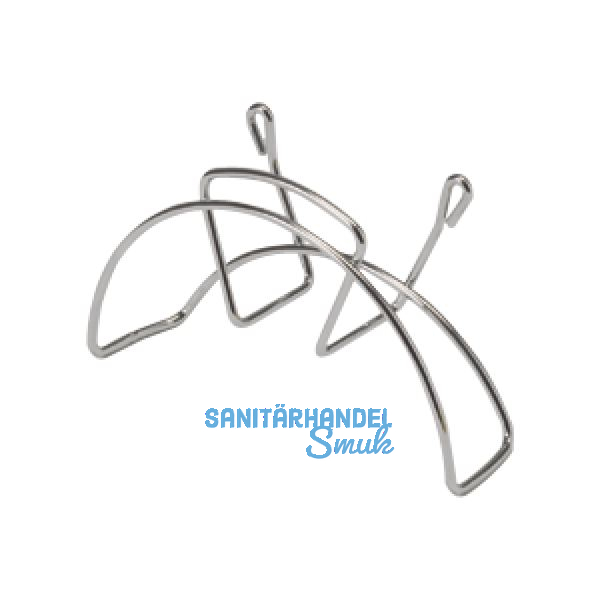 VS Schlauch-Kabelhalter Stahldraht Silber