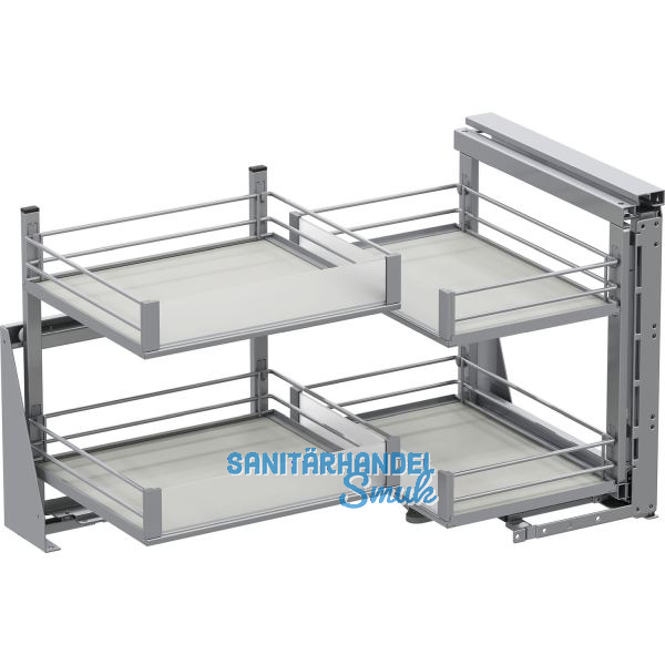 VS COR Fold Eckauszug Set Artline KB 900 mm rechts Silber