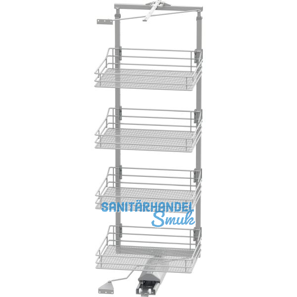 VS TAL Gate Hochschrankauszug Set Saphir KB 600 mm 1450 - 1700 mm Silber