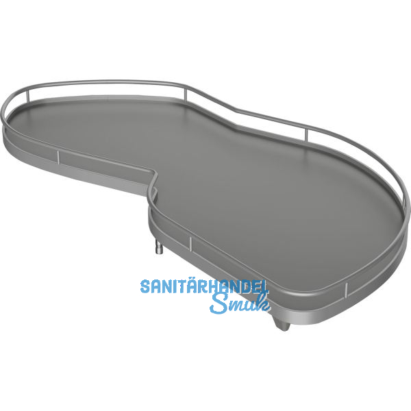 KESSEB�HMER Le Mans II Einh�ngetablare Silber/Grau 450 Rechts