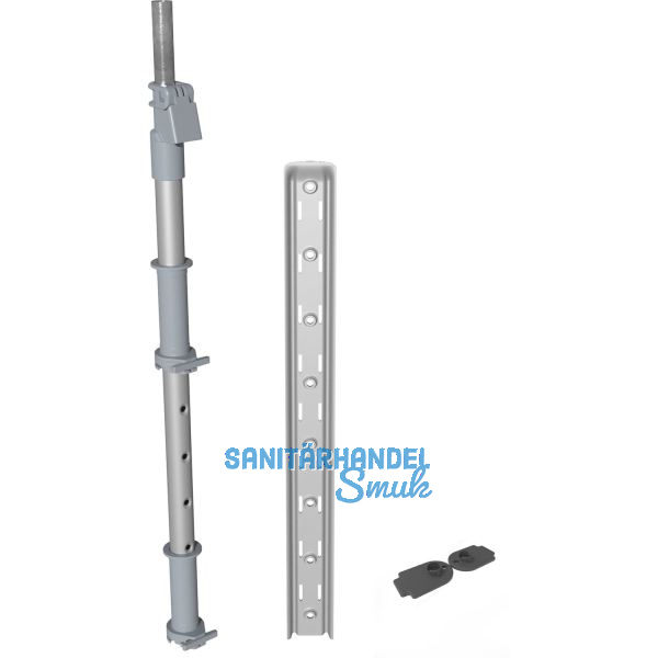 KESSEB�HMER Le Mans II Achsrohr 720 - 900 mm Silber