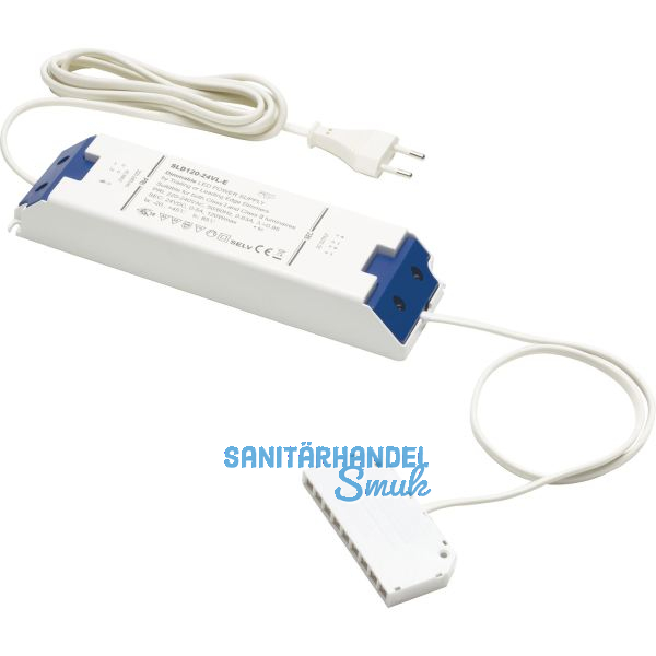 DOMUS LINE LED-Netzger�t SLD120, 24 V/DC, dimmbar, 9-fach Verteiler, 120 W