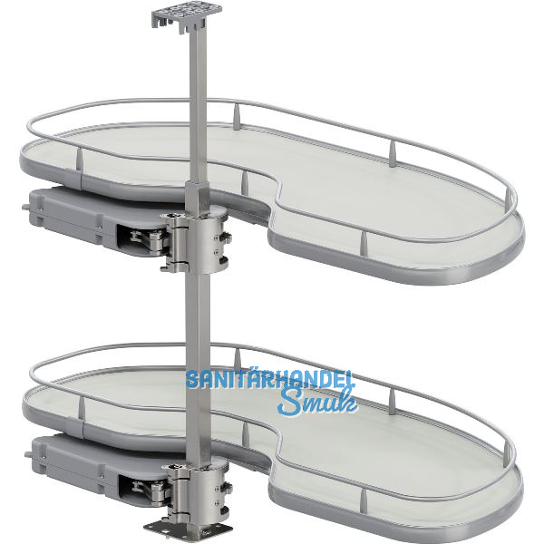 VS Cornerstone Maxx Eckauszug Premea EH 650/KB 900 mm rechts Silber