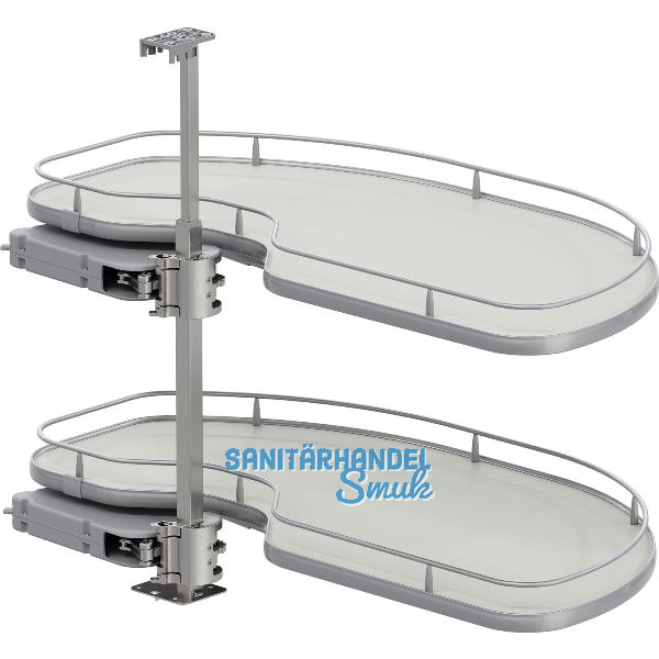 VS Cornerstone Maxx Eckauszug Premea EH 650/KB 1000/FB 600 mm rechts Silber