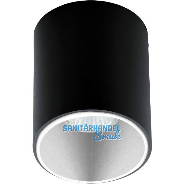 EGLO Deckenleuchte Polasso rund GU10, schwarz/wei�