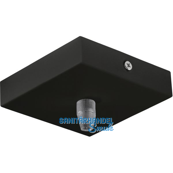 EGLO Deckenbaldachin Tacito eckig schwarz