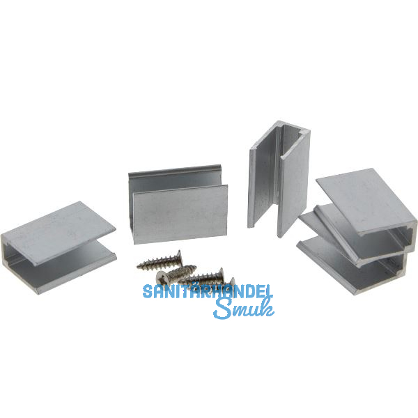 SIRO Montageklammer zu LED-Band SL-Flexline Aluminium Set zu 10 Stk.