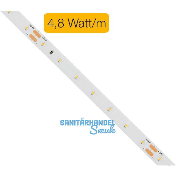 SIRO LED-Band SL-MONO Diamond 4,8W/m, IP20, 3000K, 24 V/DC auf Ma� geschnitten