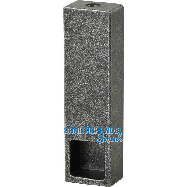 HALC� Schrankrohrlager Kulm Endst�ck oben Stahl schwarz passiviert