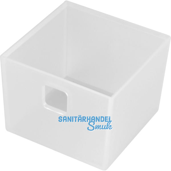 NINKA Organisationsbeh�lter Banio 1-fach Kunststoff Wei� transluzent