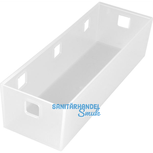 NINKA Organisationsbeh�lter Banio 3-fach Kunststoff Wei� transluzent