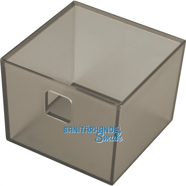 NINKA Organisationsbeh�lter Banio 1-fach Kunststoff Graphit transluzent