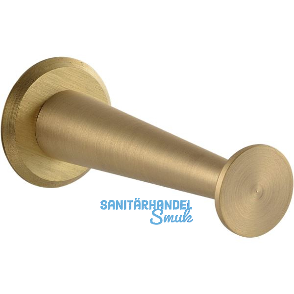 Mantelhaken Medellot Platte � 30, Tiefe 73, Messing matt schutzlackiert