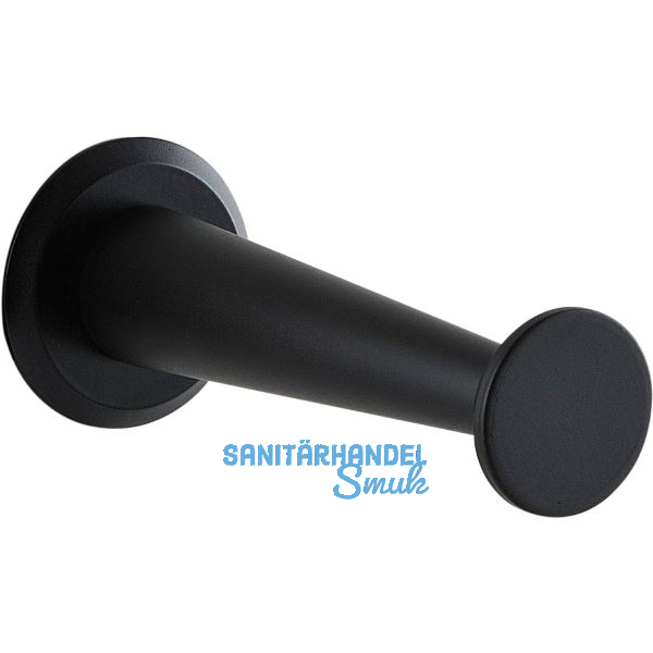 Mantelhaken Medellot Platte � 30, Tiefe 73, Aluminium schwarz