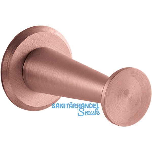 Mantelhaken Medellot Platte � 30, Tiefe 53, Aluminium kupferfarbig lackiert