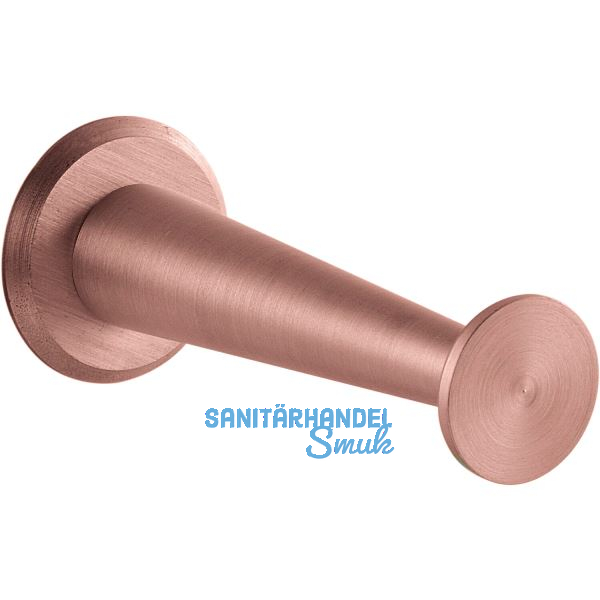 Mantelhaken Medellot Platte � 30, Tiefe 73, Aluminium kupferfarbig lackiert