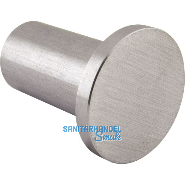 Mantelhaken Divanno � 22 mm, Tiefe 30 mm, Edelstahl geb�rstet