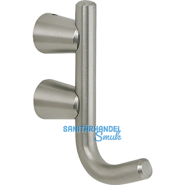 Mantelhaken Copan Breite 20 mm, H�he 86 mm, Edelstahl geb�rstet