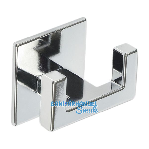 Klebehaken Amset Breite 60 mm, H�he 50 mm, verchromt poliert