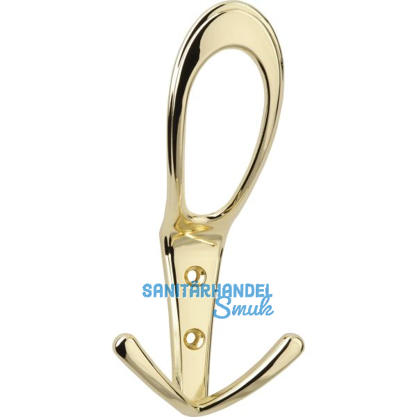 Huthaken Deneb Breite 76 mm, H�he 160 mm, ZN vermessingt poliert