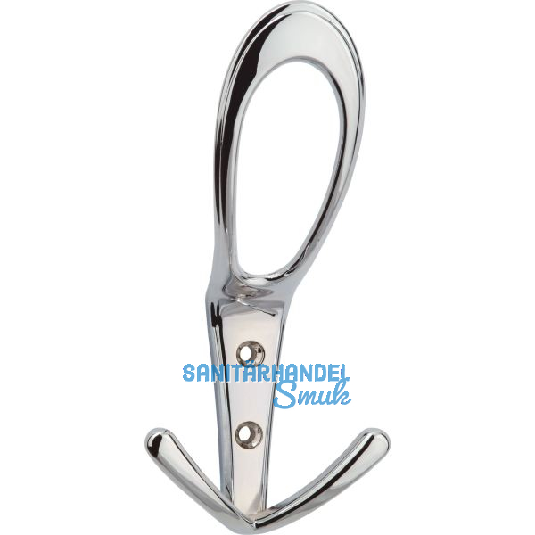 Huthaken Deneb Breite 76 mm, H�he 160 mm, ZN verchromt poliert