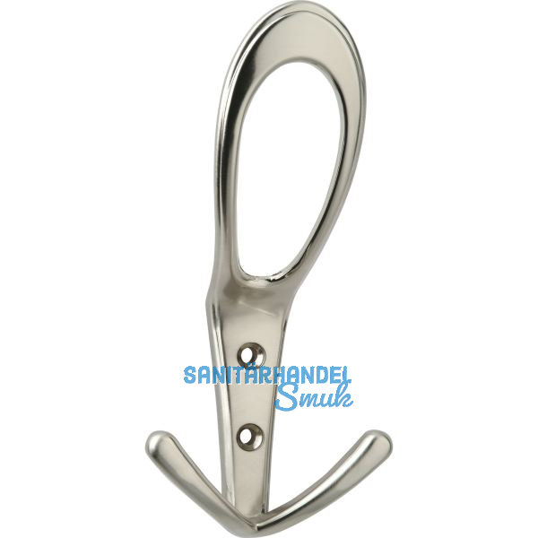 Huthaken Deneb Breite 76 mm, H�he 160 mm, ZN Edelstahl Effekt