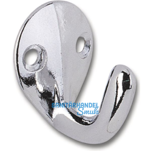 Mantelhaken Epsilon Breite 27 mm, H�he 37 mm, ZN verchromt poliert