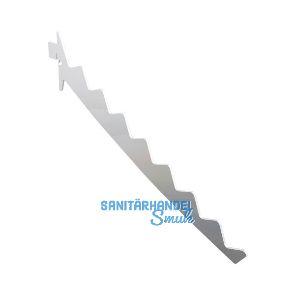 Ladenbausystem Single Schr�gabh�nger 300 mm chrom