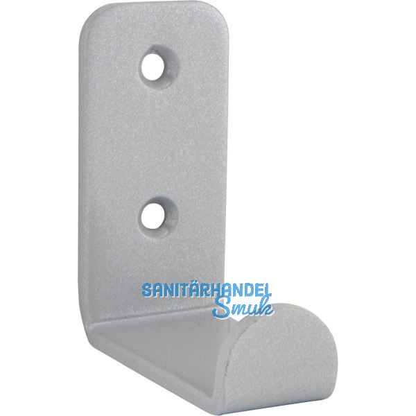 Mantelhaken Amenti Breite 25 mm, H�he 54 mm, Stahl silberfarbig