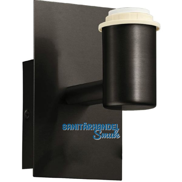 EGLO Wandleuchte Pasteri Pro 1-fach schwarz Grundk�rper ohne Schirm