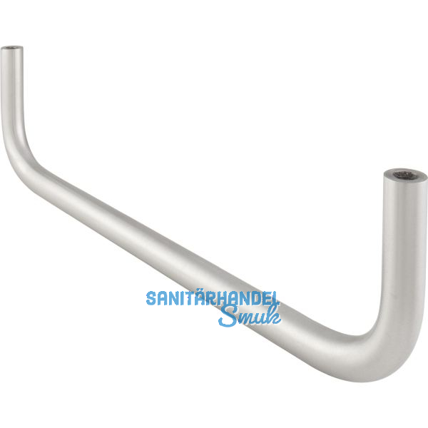 Garderobenh�ngeb�gel Nora U-Form, Lochabstand 240 mm, Breite 252, Edelstahl geb.