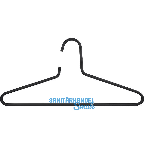 Kleiderb�gel Petet starr, mit Hosensteg, Stahl schwarz