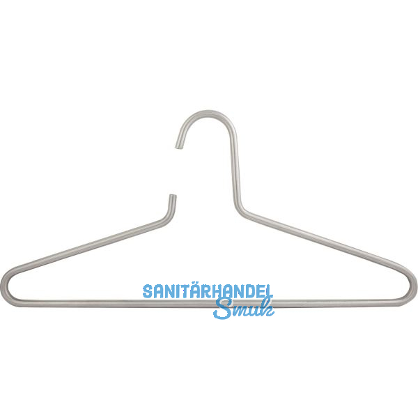 Kleiderb�gel Petet starr, mit Hosensteg, Edelstahl unbehandelt