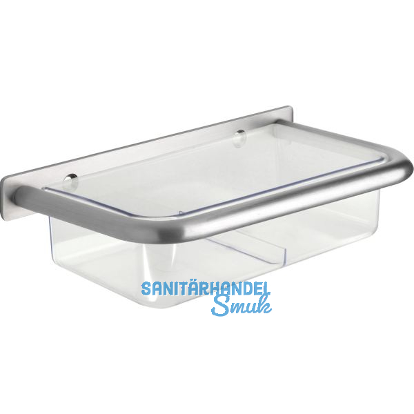 Wandschirmgarnitur Nora mit Kunststoffwanne, Edelstahl geb�rstet