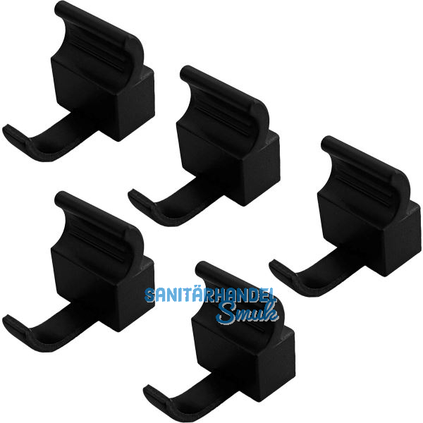 L&S Sign Haken 5er Set schwarz