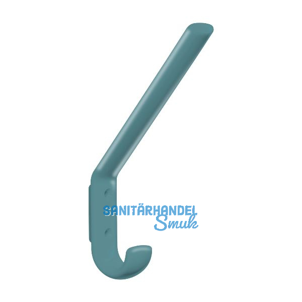 Huthaken HEWI 477.90.070 Breite 22 mm, H�he 163 mm, Polyamid aquablau gl�nzend