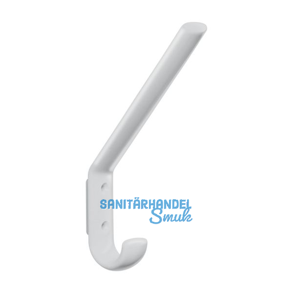 Huthaken HEWI 477.90.070, Breite 22 mm, H�he 163 mm, Polyamid lichtgrau gl�nzend