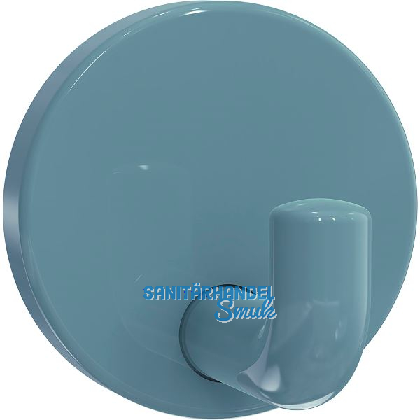 Mantelhaken HEWI 477.90.010 H�he 50 mm, Polyamid aquablau gl�nzend