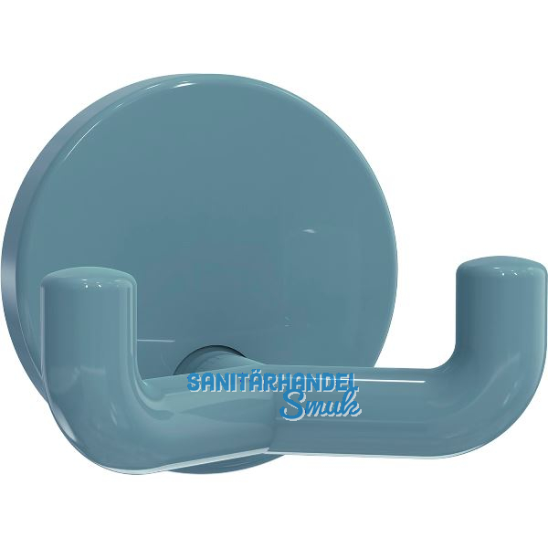 Mantelhaken HEWI 477.90.025 H�he 50 mm, Polyamid aquablau gl�nzend