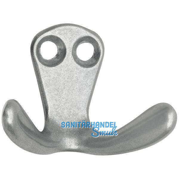 Doppelhaken Hapi Breite 44 mm, H�he 33 mm, Aluminium poliert