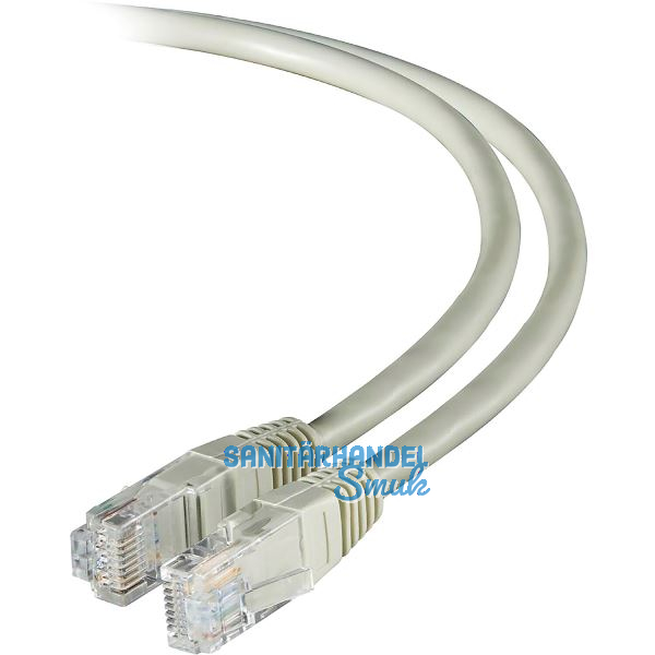Patchkabel RJ45 CAT6, grau 5,0m