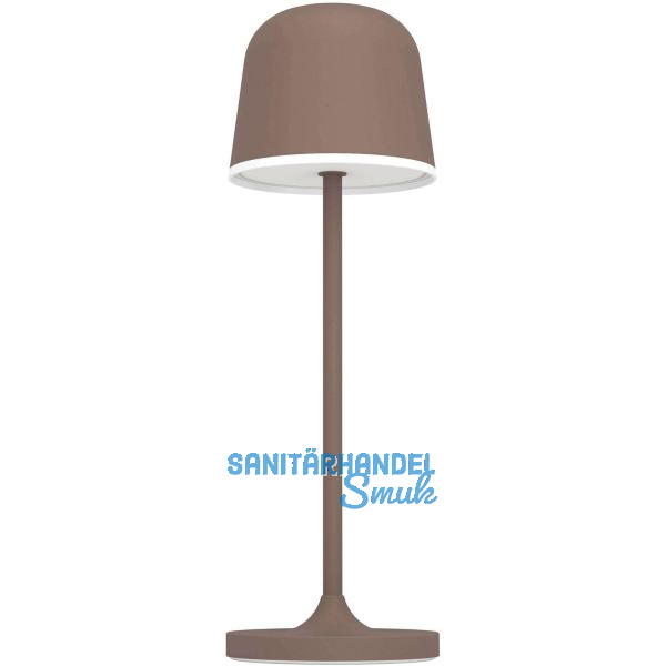 EGLO Tischleuchte Mannera Akku mokka