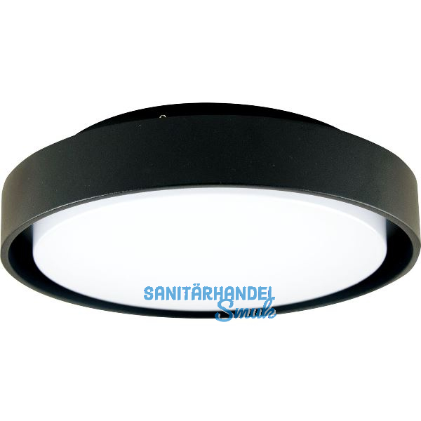 MCLED Wand-/ Deckenleuchte Andromede R 4000 K schwarz