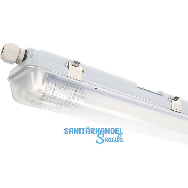 LED`S LIGHT Feuchtraum- Wannenleuchte FRWL1.2 L: 1260 mm, 2x14W grau