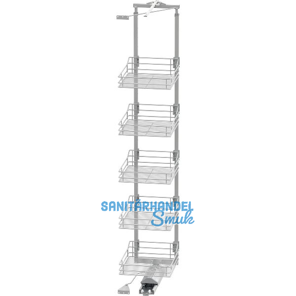VS TAL Gate Hochschrankauszug Set Classic 1900 - 2140 mm KB 450 mm Silber