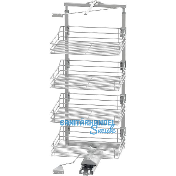 VS TAL Gate Hochschrankauszug Set Classic 1200 - 1450 mm KB 600 mm Silber