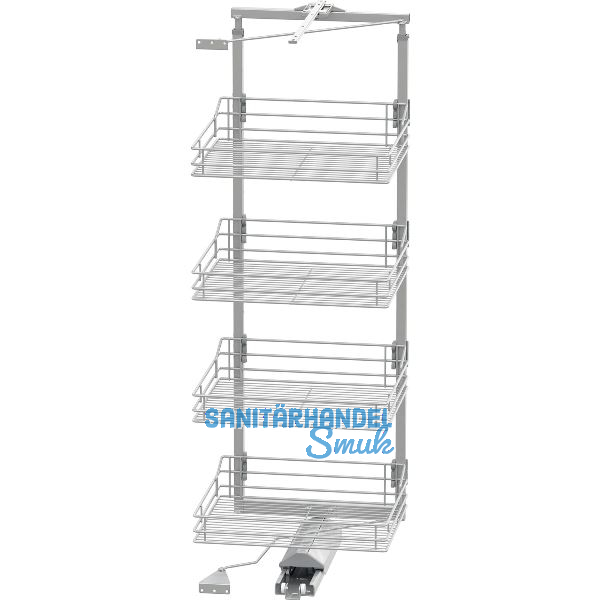 VS TAL Gate Hochschrankauszug Set Classic 1450 - 1700 mm KB 600 mm Silber