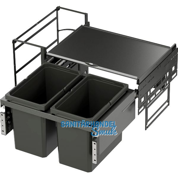 VS ENVI Water Abfalltrennsystem KB 800 mm 2 x 22 L Lava